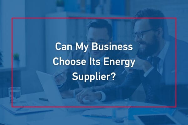 Can My Business Choose Its Energy Supplier?